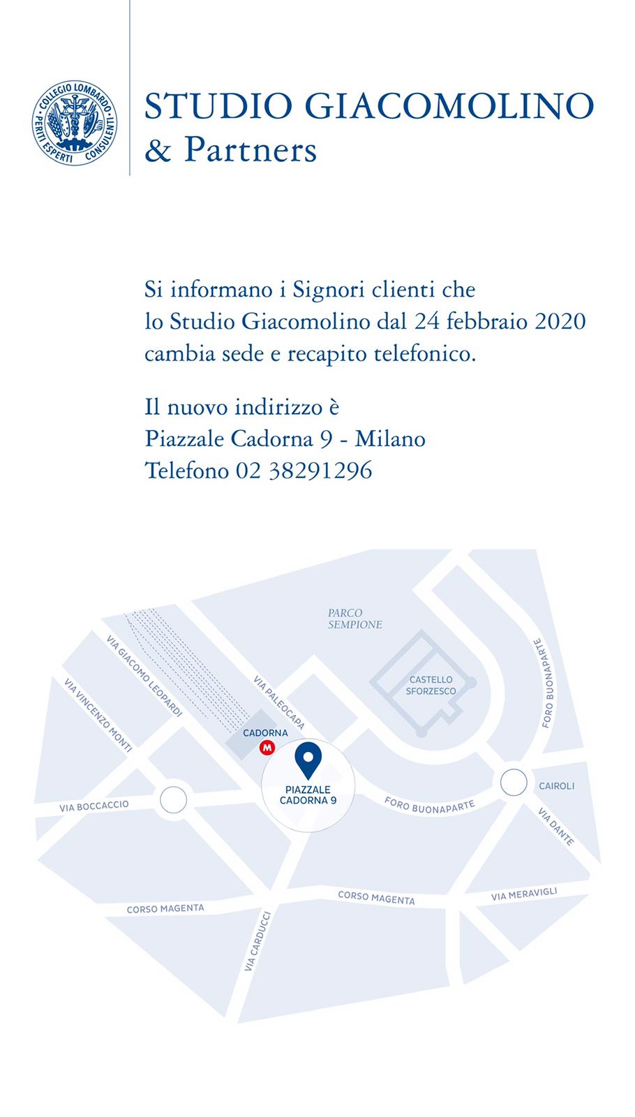 studio giac trasferito
